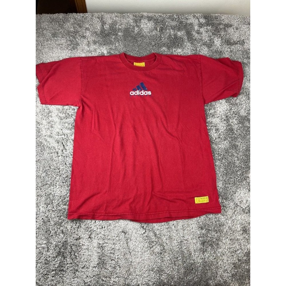 vintage t shirt Soccer womans Fifa world cup USA large red 1999 made in usa